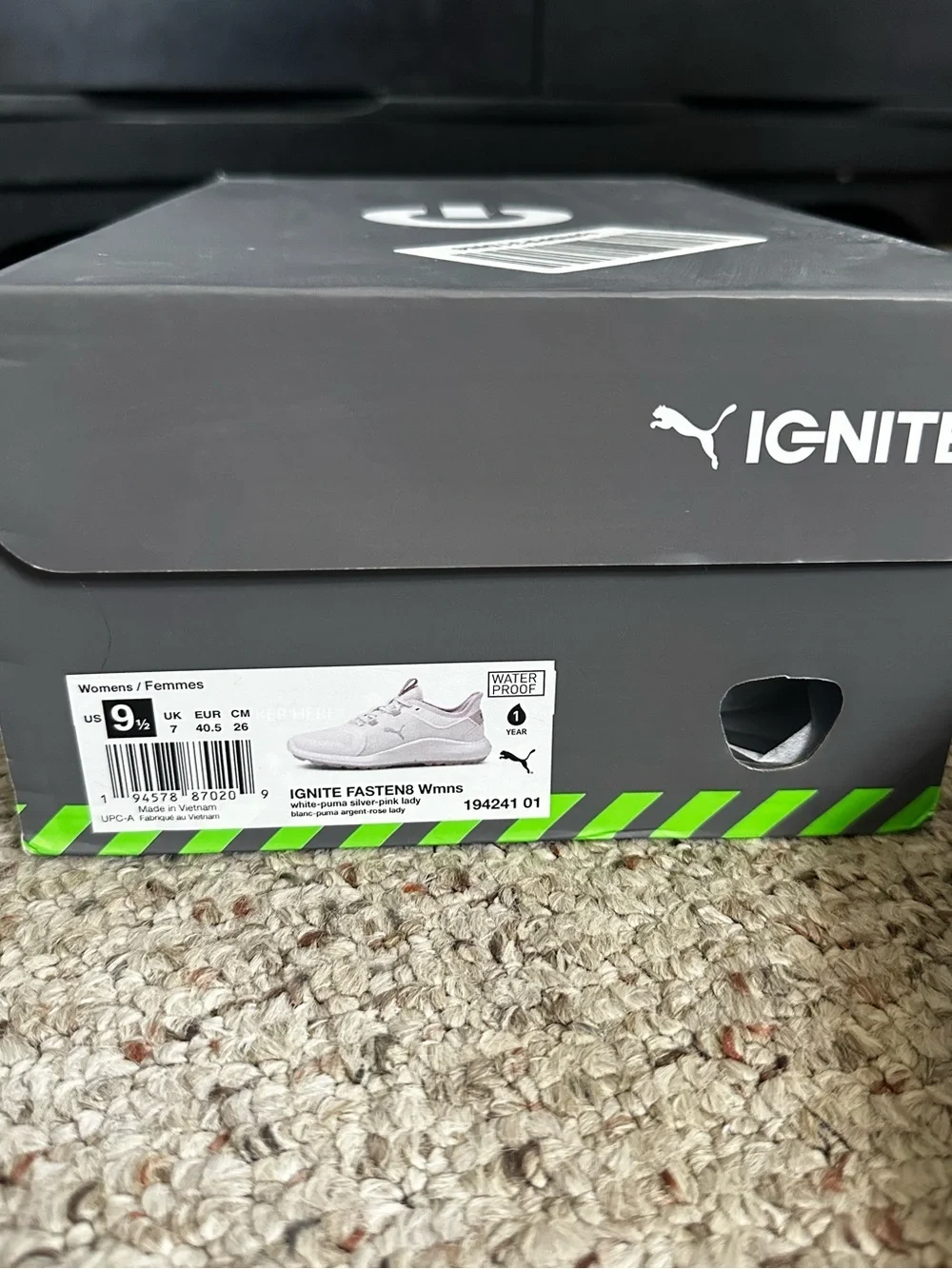 Puma Ignite Ladies Golf Shoes Pink & White Size 9.5